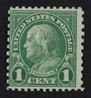 CKStamps: US Stamps Collection Scott#578 1c Franklin Mint H OG