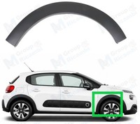 Radlauf Vorne Rechts Unten FüR Citroen C3 Ab 2017