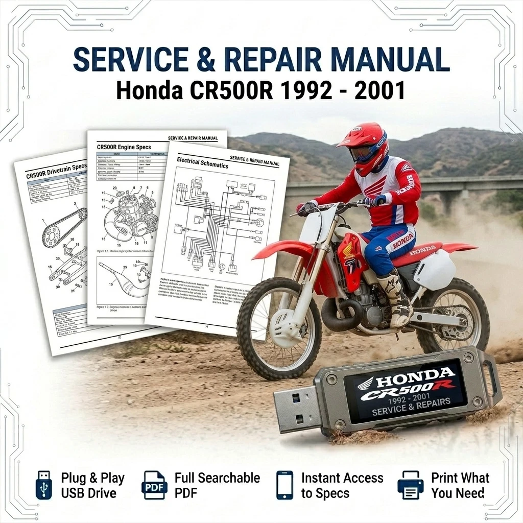 HONDA CR500R オーナーズメンテナンスマニュアル CR500R Motorcycle Service & Repair Manuals for sale | eBay
