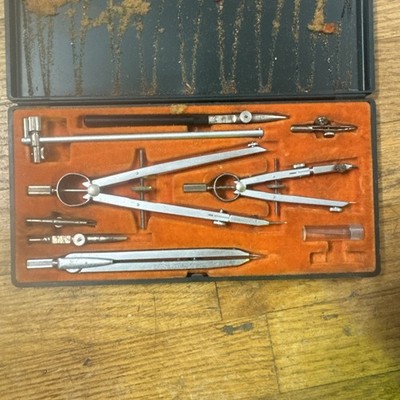 Keuffel & Esser Brand Drafting Tool Kit Wester Germany Vintage 