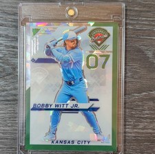 2025 Panini Prospect Edition Bobby Witt Jr. #97 - GREEN PRIZM SP - 139/149