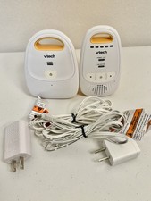 VTech DM111 Digital Audio Baby Monitor with Power Cords - TESTED  WORKS 