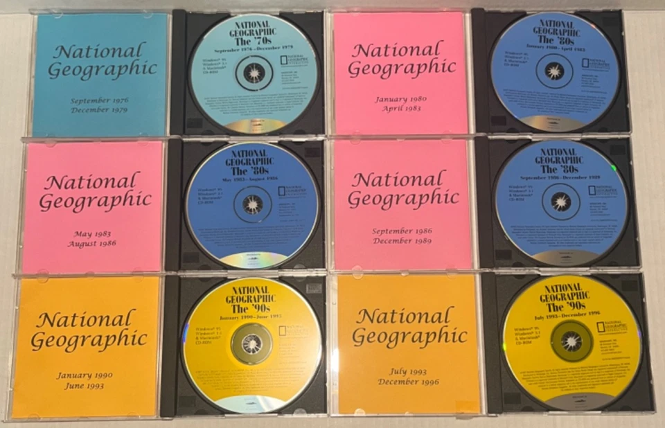 NATIONAL GEOGRAPHIC Interactive Magazine 30 CD-ROM Set 1888-1996 - Image 4 of 4