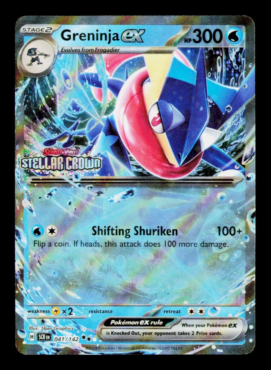 Pokémon TCG Greninja Ex 41/142 Stamped double rare promo | eBay