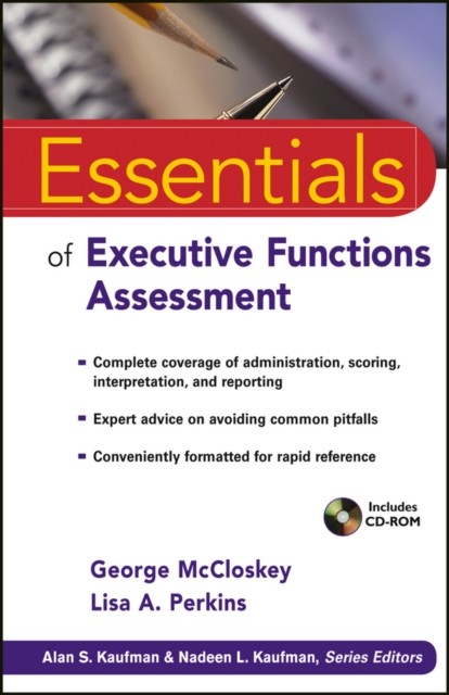 Essentials of Executive Functions Assessment McCloskey Paperback 9780470422021