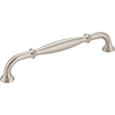 Jeffrey Alexander 658-160SN 160 mm C-C Satin Nickel Tiffany Cabinet Pull