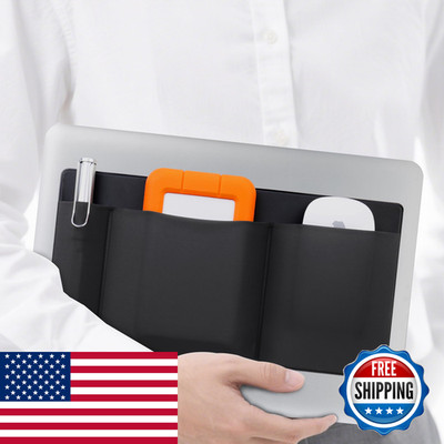 Lacdo 3-Pocket Mouse Holder For Laptop Stick On External Hard Drive Ssd Holder