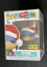 Funko Pop Disney EEYORE #1131 Hot Topic Exclusivo Navidad Nuevo en Caja con Protector