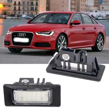 2X LED Kennzeichenleuchte AUDI A6 4G2 C7 VFL bis 10.2014 Nummernschild