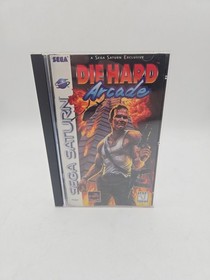 Die Hard Arcade Sega Saturn Complete W Manual Registration NM Disc 1997