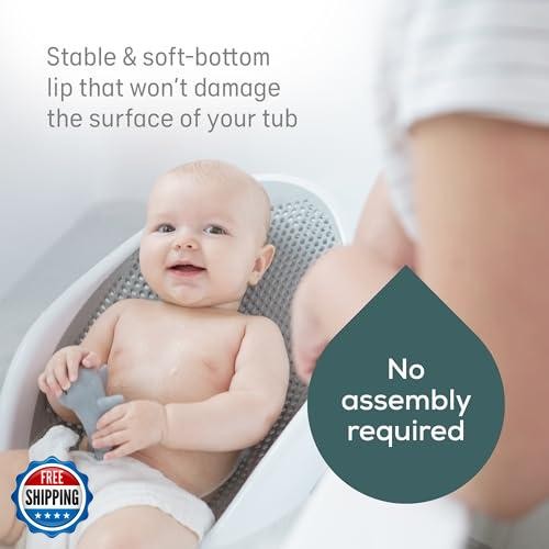 Angelcare Baby Badestütze (grau) | Ideal für Babys unter 6 Monaten - Bild 3 von 5