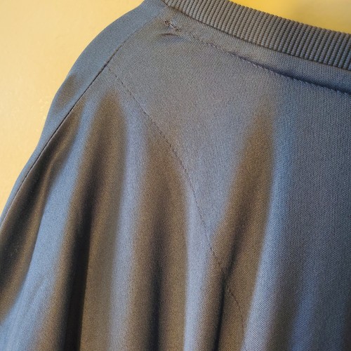 Z.Well 2XL Gray Blue Short Sleeve V-neck Knit T Shirt Maxi Dress Pockets Slits - Picture 4 of 10