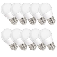 10 X Spectrum Led Leuchtmittel Tropfen 1W E27 Matt 90Lm Warmweiß 3000K 270°