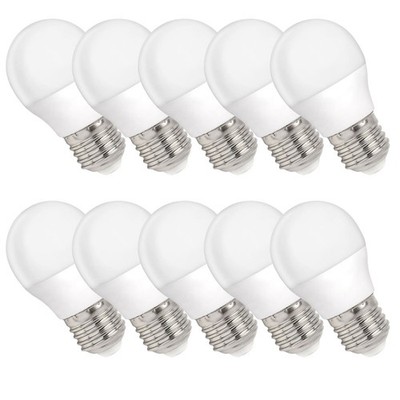 10 x Spectrum LED Leuchtmittel Tropfen 1W E27 matt 90lm warmweiß 3000K 270° 