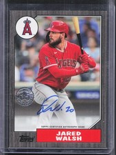 2022 Topps Jared Walsh 1987 Design Black Auto #/199