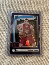 2024-25 Panini Optic Jaylon Tyson Rated Rookie #253 Purple Prizm Cavs