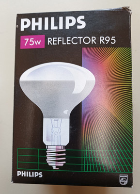 Philips Reflector 75 W 230V Strahler E27 R95 Spot 30 Grad
