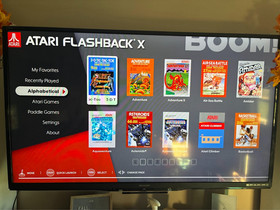 ATARI FLASHBACK X MINI RETRO CONSOLE WITH TWO JOYSTICKS POWER CORD & HDMI CABLE