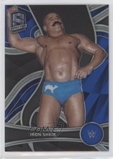 2022 Panini Chronicles WWE Spectra Blue 47/99 Iron Sheik #377 HOF 04br