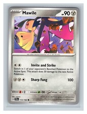 Pokemon TCG Mawile SV05: Temporal Forces 112/162 Common Excellent