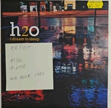 H20 I Dream To Sleep Vinyl Record 7" EX/VG+ RCA380 1983