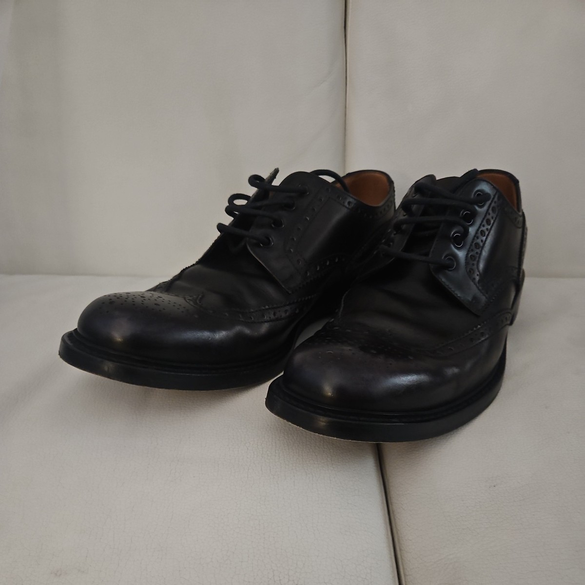 PRADA Mens Wingtip Leather Shoes Size10 Blk | eBay PRADA Mens Wingtip Leather Shoes Size10 Blk | eBay