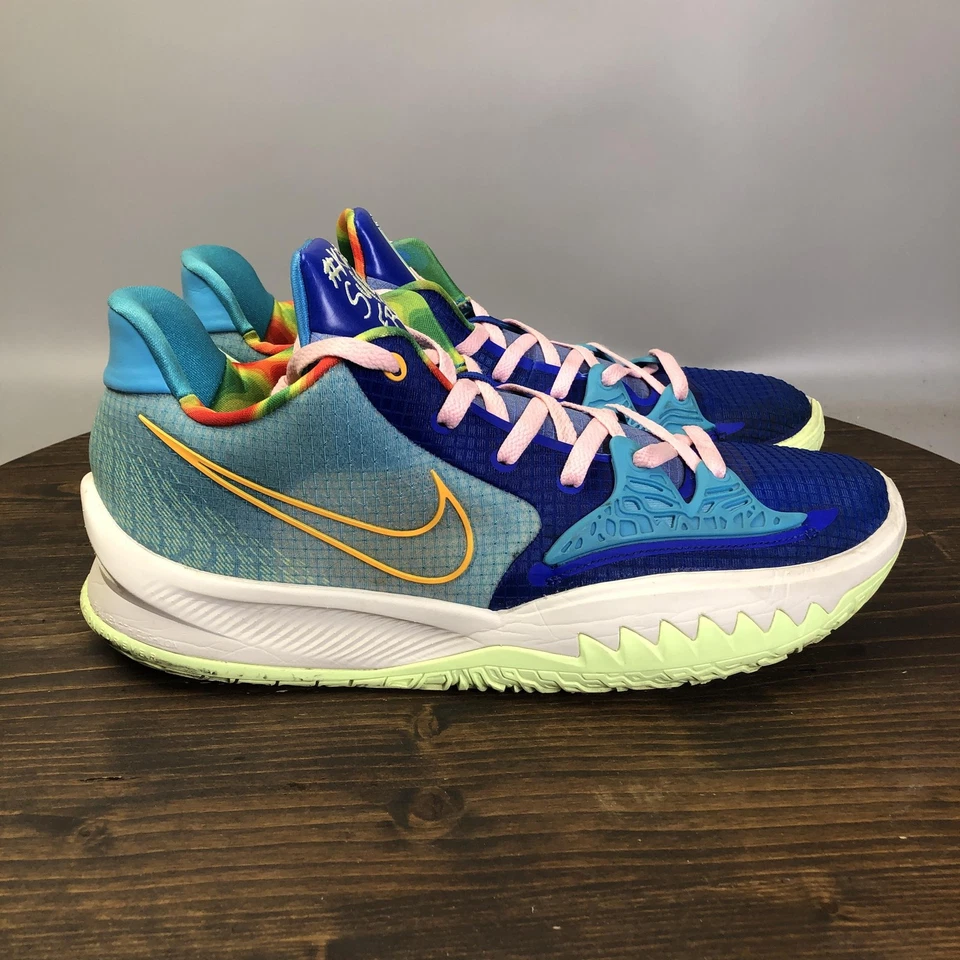 Nike Kyrie 7 Shoes Mens Size 13 Blue Green Keep Sue Fresh Basketball CW3985-401 - Image 4 of 4