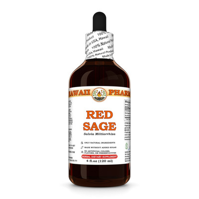 Red Sage / Dan Shen (Salvia Miltiorrhiza) Dried Root Liquid Herbal Extract