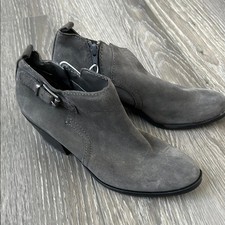 Gray Suede women s Ankle Boots