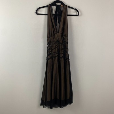 sachin and babi light blue dress Heart Moon Star Halter Midi Dress Size Large Y2K Whimsigoth Fairy Grunge