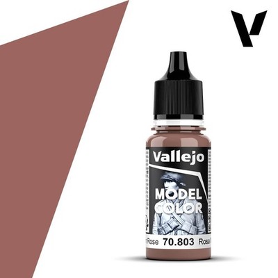Vallejo Brown Rose Model Color 17ml Acrylic Paint 70.803