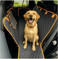 Waterproof car back seat cover for dogs and pets