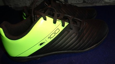 Kipsta Fussballschuhe schwarz/grün Größe 35