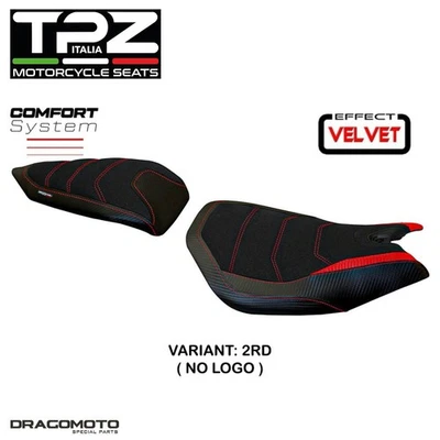 DUCATI PANIGALE 1299 2015-2018 tapisserie Selle DP19L-2RD-12 TPZ rouge COMFOR... - Photo 1/4