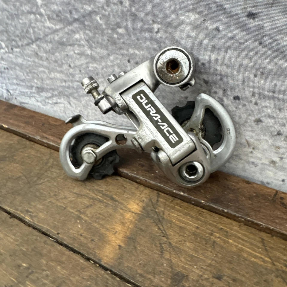 老式禧玛诺 Dura-Ace RD-7400 后变速器定制长笼改装 — 第 3/4 张图片