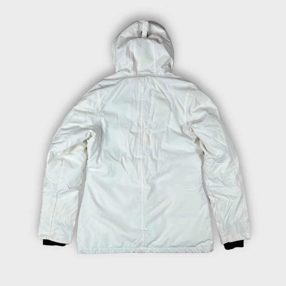 Canada Goose Montebello Parka Jacket Women’s Size S White - Genuine Warm Coat - Image 3 of 4