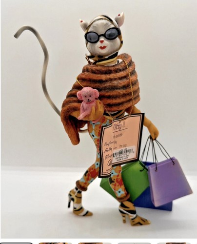 Alley Cats Margaret Le Van KITTY O RICH AND IDLE  FE 3 NIB Tag Retired