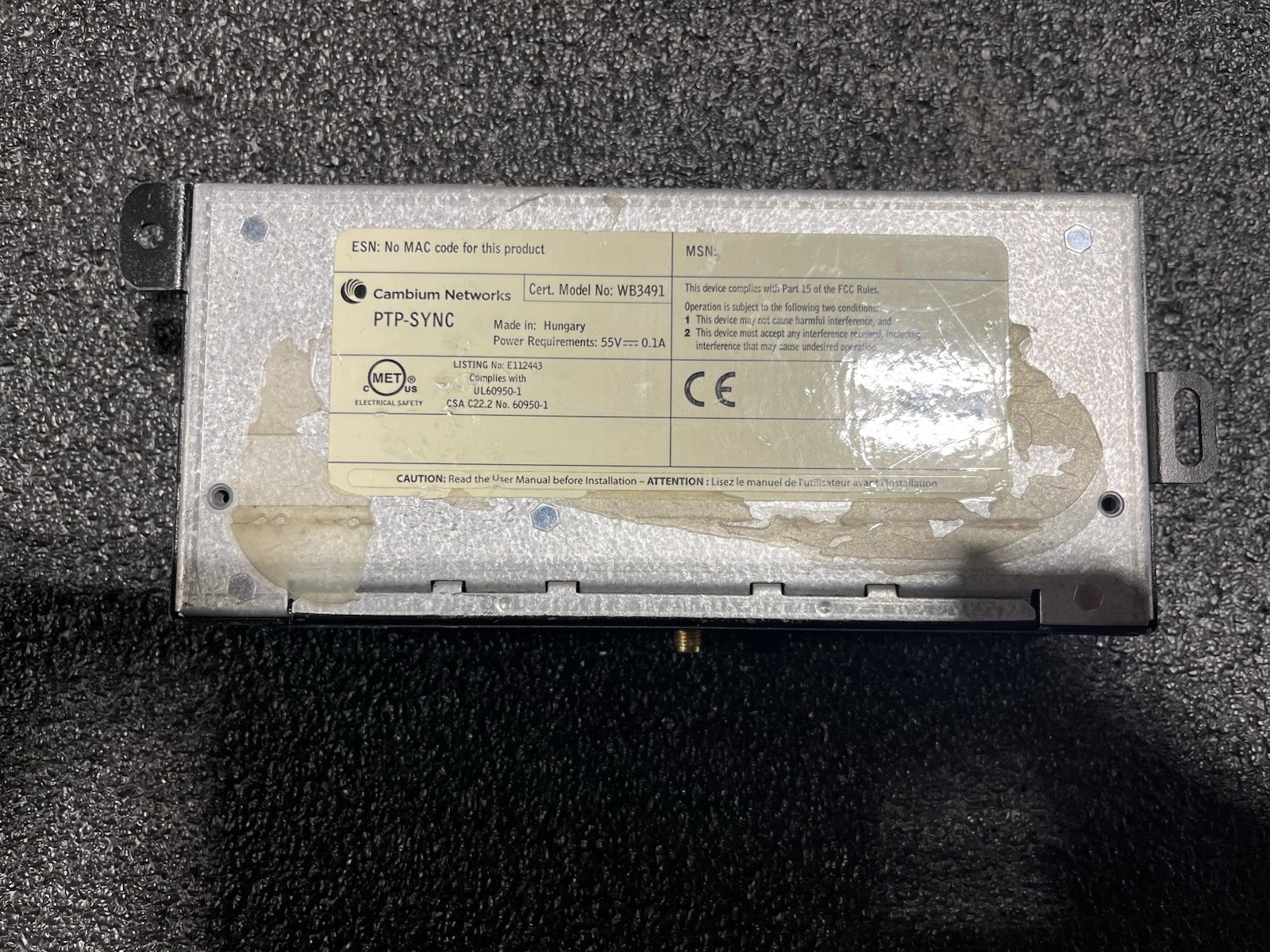 Cambium ptp-sync wb3491, Used