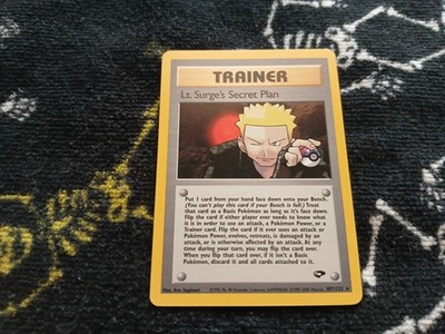Lt. Surge's Secret Plan 107/132 Gym Challenge READ DESCRIPTION FOR CONDITION
