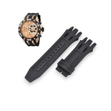 Subaqua 0919 26mm Black Rubber Watch Strap For Invicta