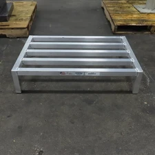 New Age Industrial 6TJH7 Welded Aluminum Dunnage Rack 36" x 24" x 8" H 2000 LB