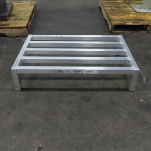 New Age Industrial 6TJH7 Welded Aluminum Dunnage Rack 36" x 24" x 8" H 2000 LB