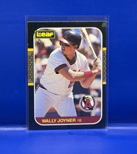 Leaf 1987 Donruss Wally Joyner Rookie #135 Los Angeles Angels Baseball Card RC. rookie card picture