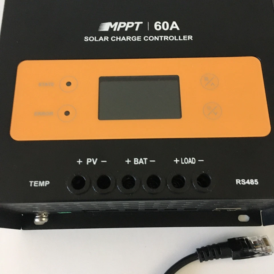 ECO-WORTHY 60A MPPT Solar Charge Controller Bluetooth, 12/24/36/48V Solar Panel - Image 4 of 4