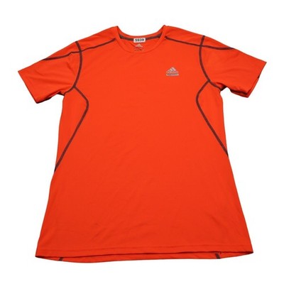 Adidas Shirt Womens Orange M Clima Lite Reflective Running Crew Neck workout