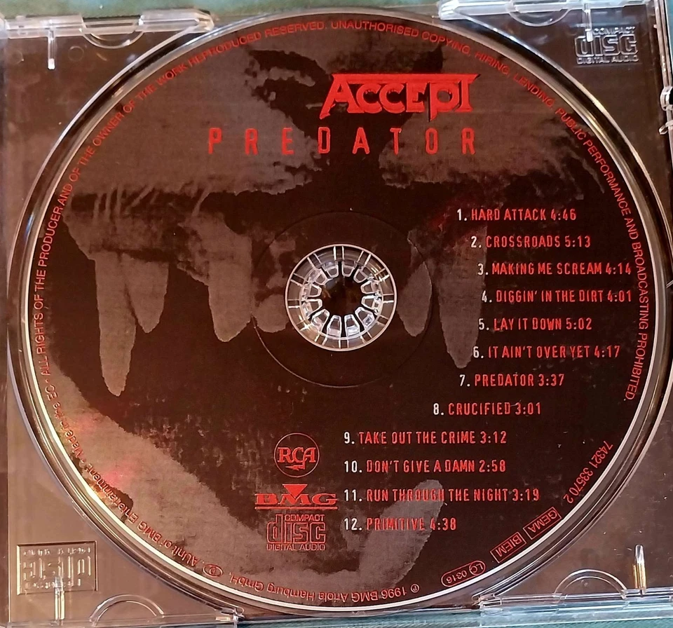 CD Accept Predator - Bild 3 von 3