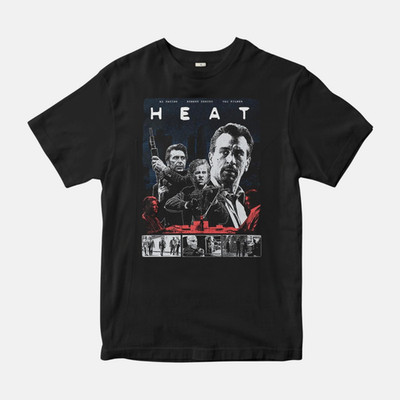 1995 Heat Movie T-Shirt Inspired By Michael Mann 90S Action Film Unisex Tee