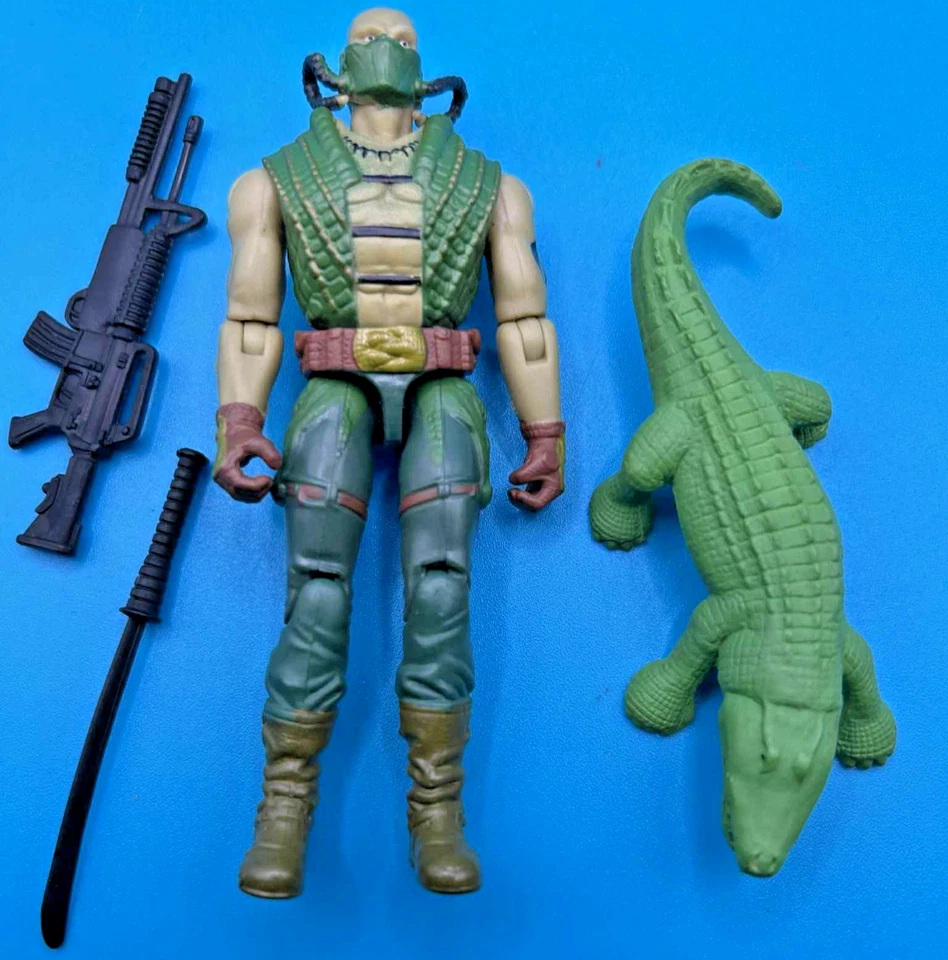 Figura de acción suelta Hasbro 2005 GI Joe Croc Master Foto 2 de 3