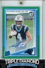 2025 Panini Donruss Tetairoa McMillan Rated Rookie Autograph Auto Green O285
