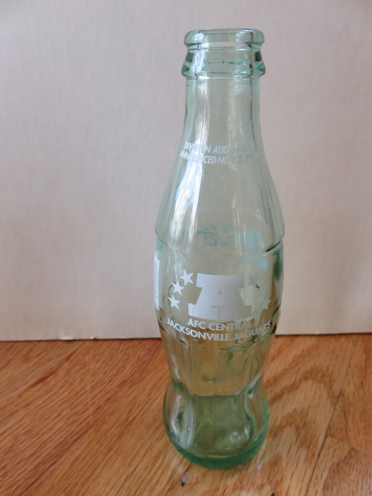 AFC Central JACKSONVILLE JAGUARS Division Alignment Coke Commemorative